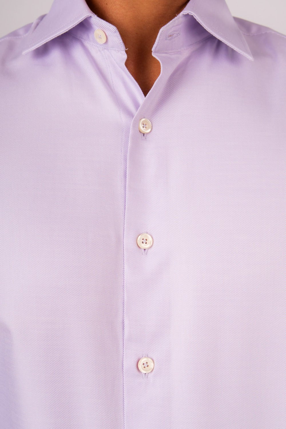 Camisa Lila Dobby 100% Algodón Pima Slim Fit - BARBADENS