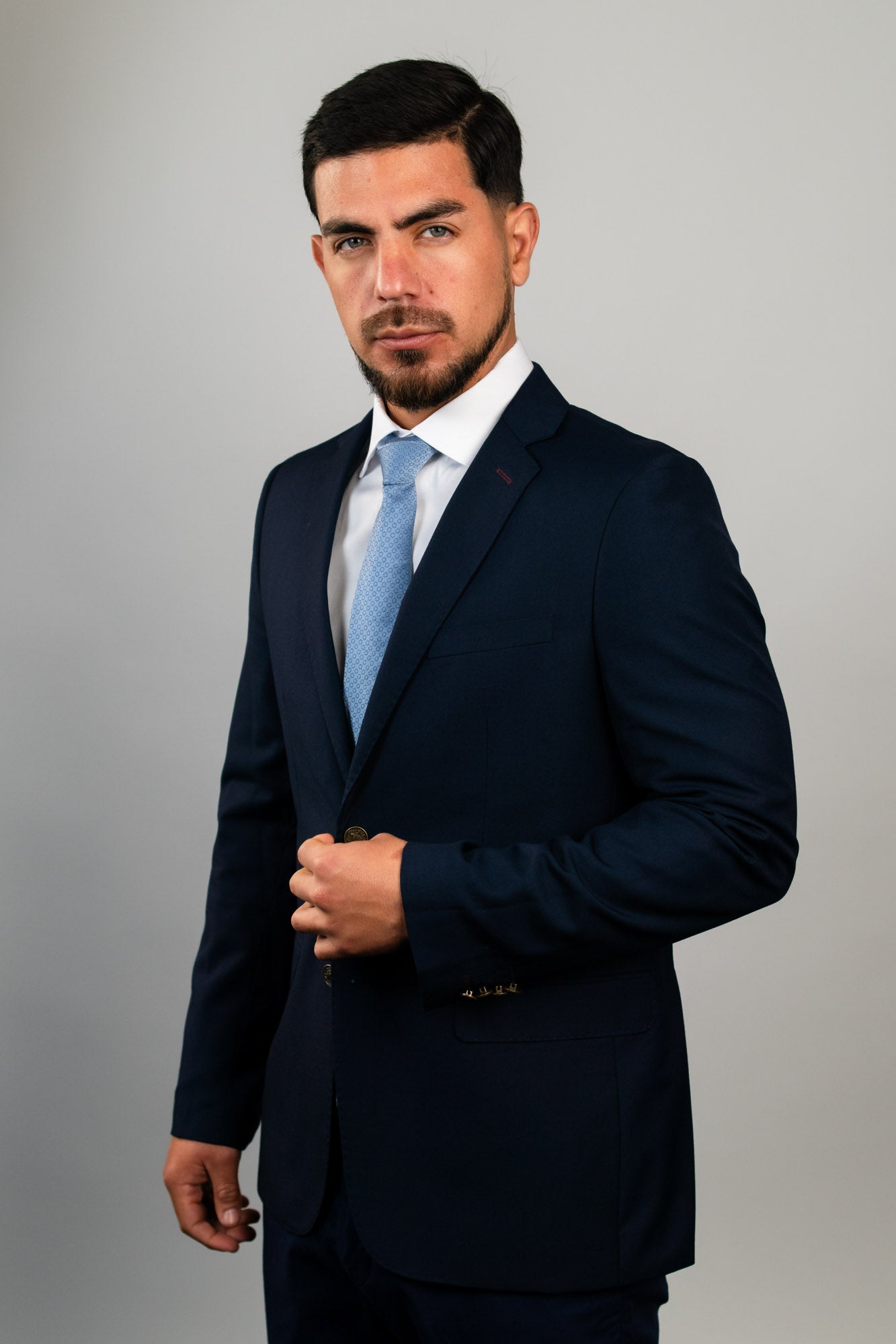 Preventa - Camisa Blanca Algodón Stretch Slim Fit - BARBADENS
