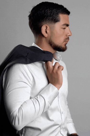 Camisa Blanca Algodón Stretch Slim Fit