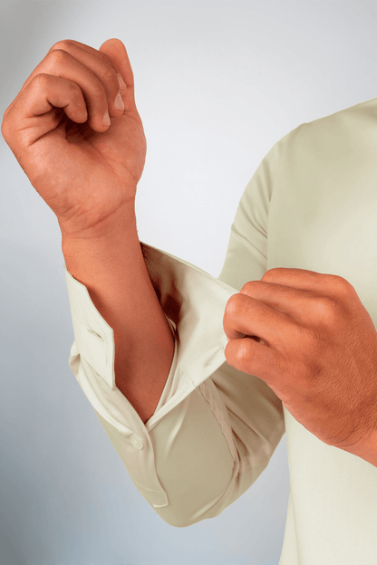 Preventa - Camisa Perla Algodón Stretch Slim Fit - BARBADENS