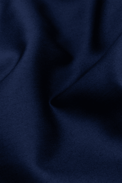 Preventa - Camisa Azul Noche Algodón Stretch Regular Fit - BARBADENS