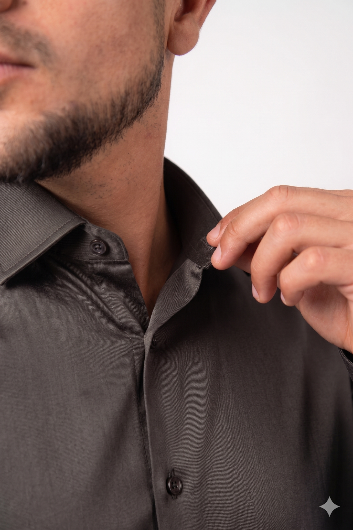Preventa - Camisa Mocca Algodón Stretch Slim Fit