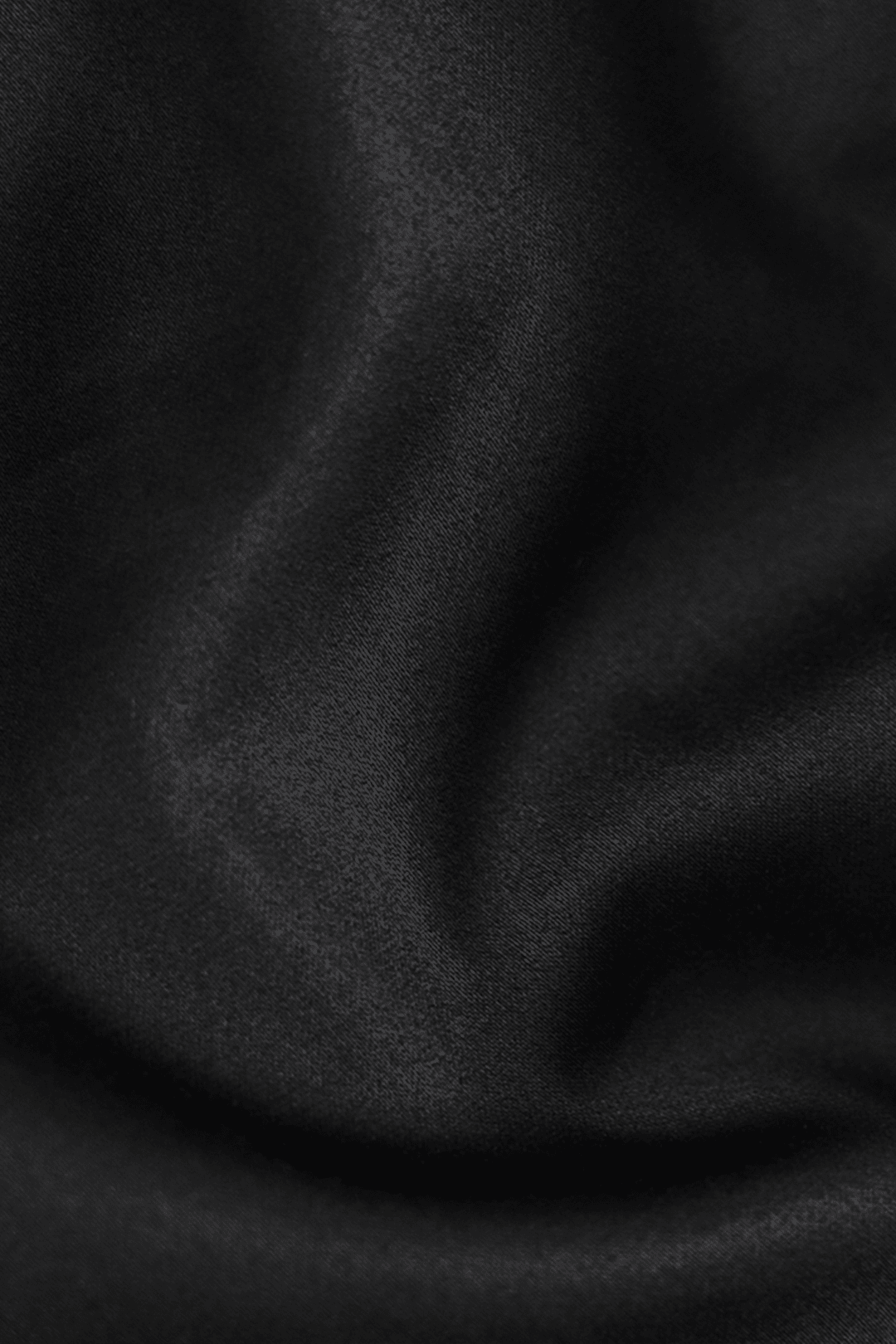 Preventa - Camisa Negra Algodón Stretch Regular Fit - BARBADENS